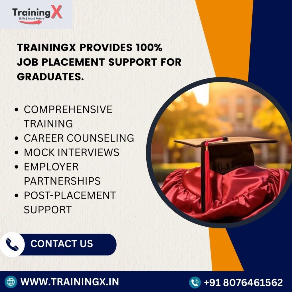 ​TrainingX provides 100% job placement support for graduates.
