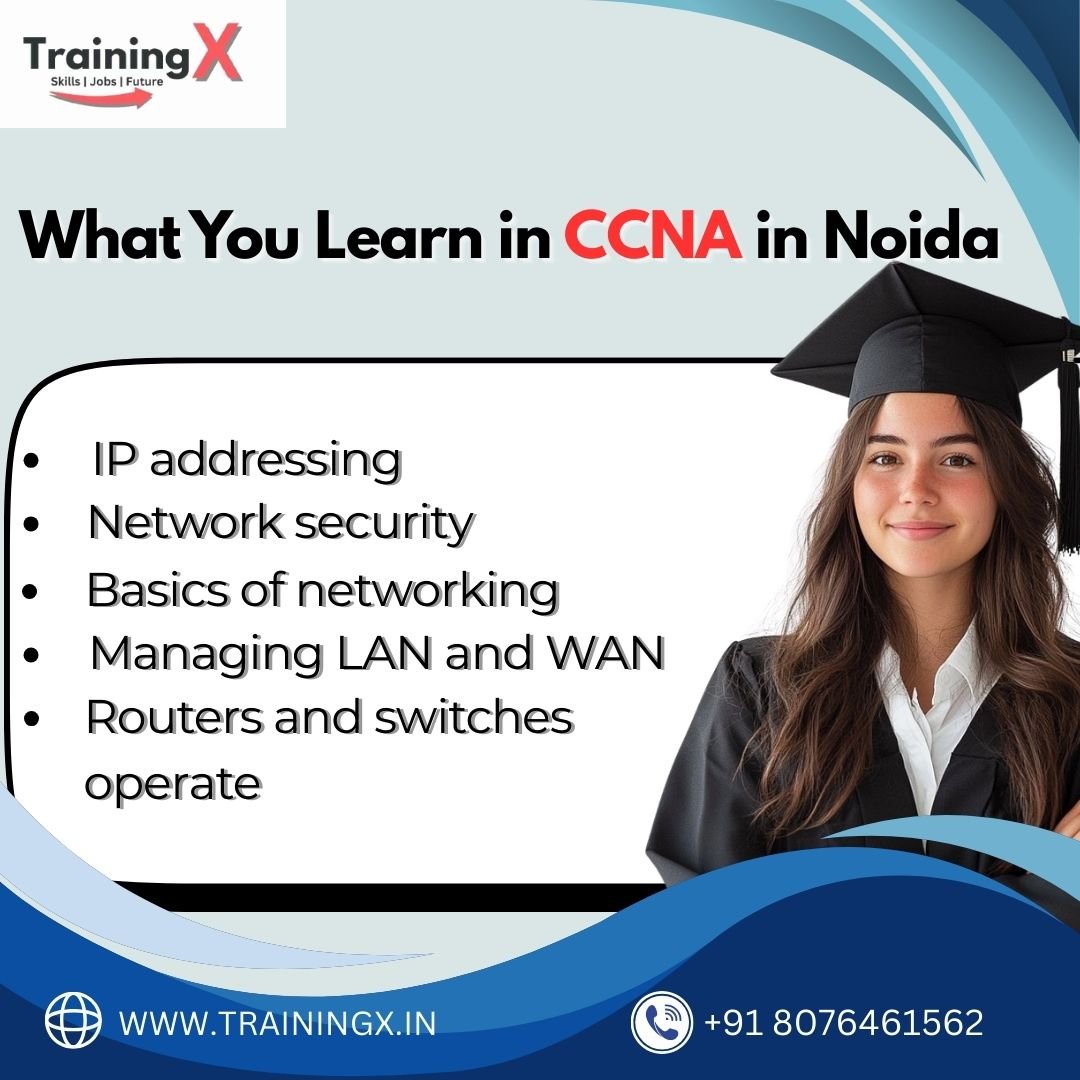 CCNA in Noida – Build Your IT Career with TrainingX Certification